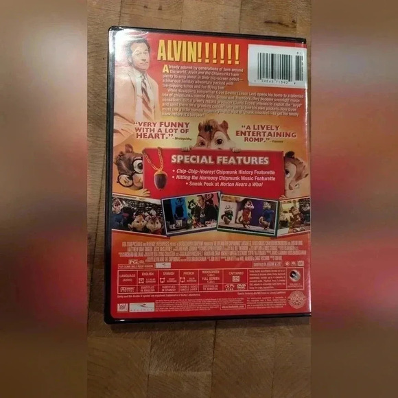 Alvin And The Chipmunks DVD (NWT) - Picture 2 of 3